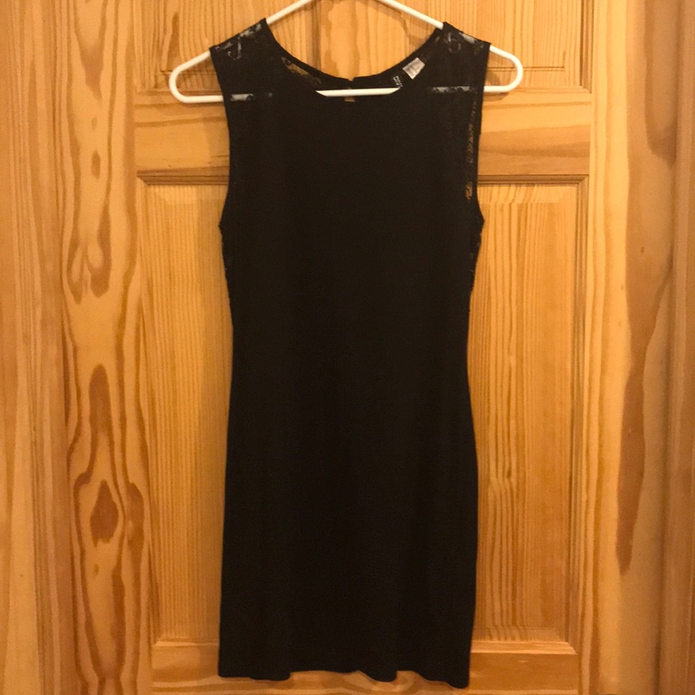black body con mini dress